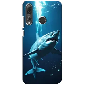 Чехол с картинкой «Хищники» для Huawei P Smart Plus 2019 (Акула под водой)