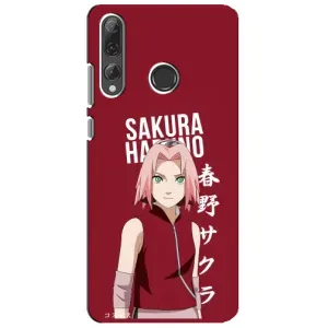 Чехлы Персонажи Аниме Наруто для Huawei P Smart Plus 2019 (AlphaPrint) (Аниме Сакура)