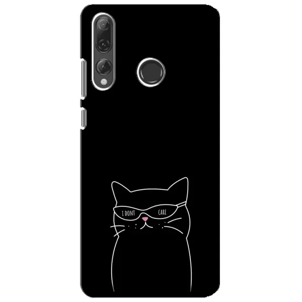 Чехол с принтом «Равнодушный кот» для Huawei P Smart Plus 2019