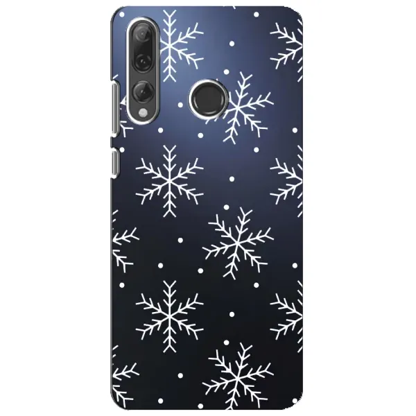 Чехол с принтом «Белые снежинки» для Huawei P Smart Plus 2019 Чехол с принтом «Белые снежинки» для Huawei P Smart Plus 2019