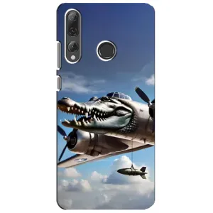 Чехол с мемом Тралалело тралала на Huawei P Smart Plus 2019 (Бомбардиро крокодило)