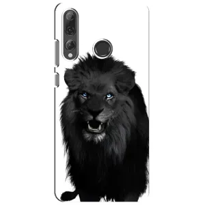 Чехлы с картинками животных Huawei P Smart Plus 2019 (Черный ЛЕВ)