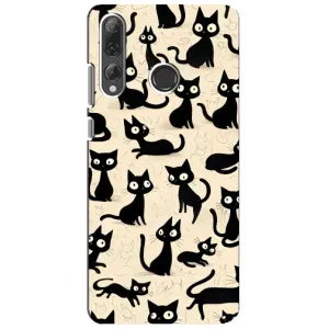 Чехол с рисунком кот на Huawei P Smart Plus 2019