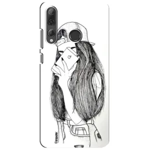 Чехол с печатью для Huawei P Smart Plus 2019 - (Мода) (AlphaPrint) (Фото девочки)