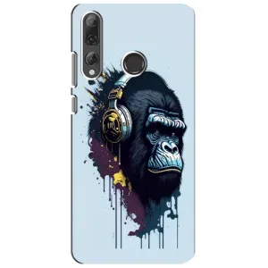 Чохол з Мавпами Huawei P Smart Plus 2019 - (AlphaPrint) (Горила в навушниках)
