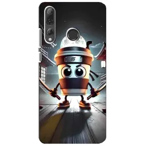 Чехол с мемом Тралалело тралала на Huawei P Smart Plus 2019 (Капучино асасино)