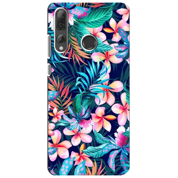 Чехол с принтом «Красочные цветы» для Huawei P Smart Plus 2019