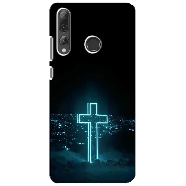 Чехол с принтом «Крест и город» для Huawei P Smart Plus 2019