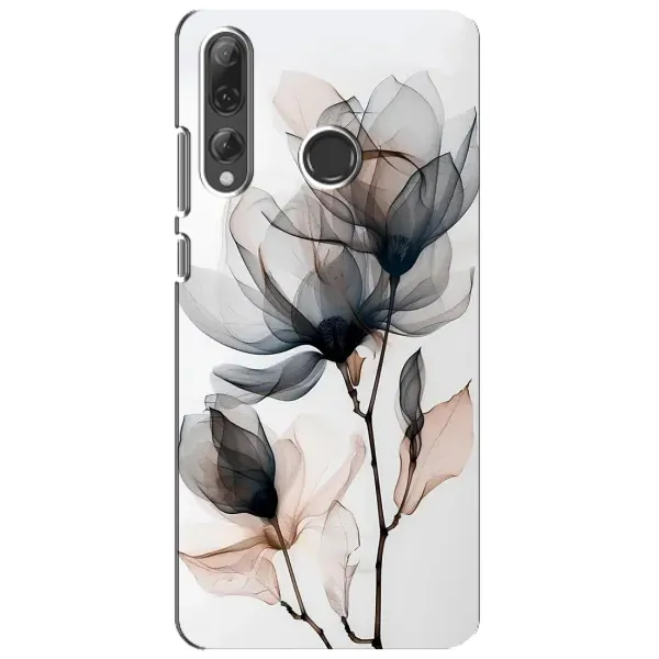 Чехол с принтом «Цветы на белом» для Huawei P Smart Plus 2019