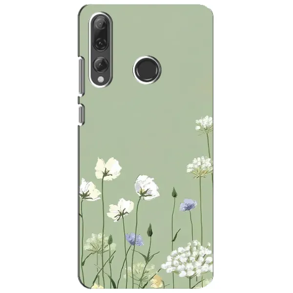 Чехол с принтом «Цветы на зеленом» для Huawei P Smart Plus 2019