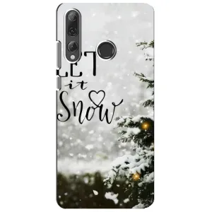 Новогодние, Праздничные Чехлы для Huawei P Smart Plus 2019 - 2024 год (Let it snow)