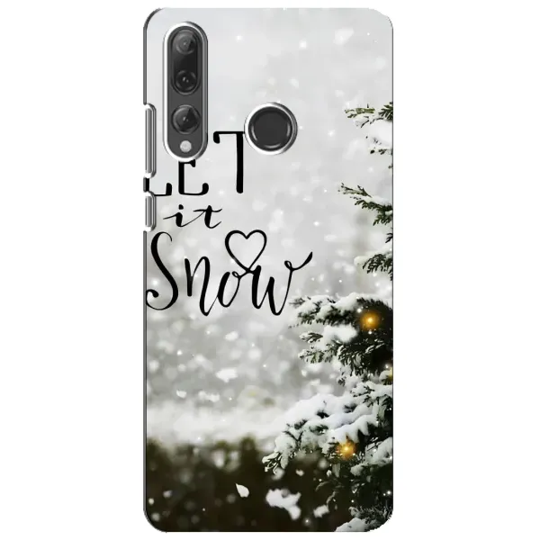 Чехол с принтом «Let it snow» для Huawei P Smart Plus 2019