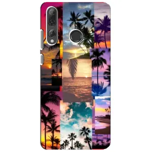Силиконовый чехол с КАРТИНКАМИ лето для Huawei P Smart Plus 2019 (AlphaPrint) (Летний отпуск)