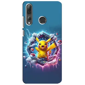 Чохол з Пікачу на Huawei P Smart Plus 2019 (Лого Пікачу)