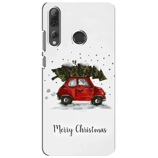 Чехол с принтом «Машина с елкой» для Huawei P Smart Plus 2019