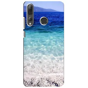 Силиконовый чехол с КАРТИНКАМИ лето для Huawei P Smart Plus 2019 (AlphaPrint) (Море)