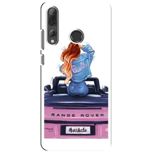 Чехол с печатью для Huawei P Smart Plus 2019 - (Мода) (AlphaPrint) (На машине)