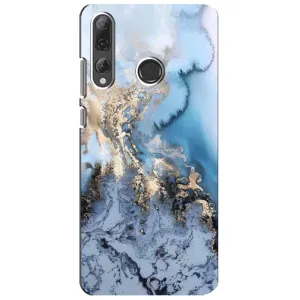 Мраморный чехол на Huawei P Smart Plus 2019 (VPrint) (Нежный мрамор)