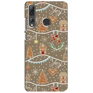 Новогодние, Праздничные Чехлы для Huawei P Smart Plus 2019 - 2024 год (Новогодние пряники)