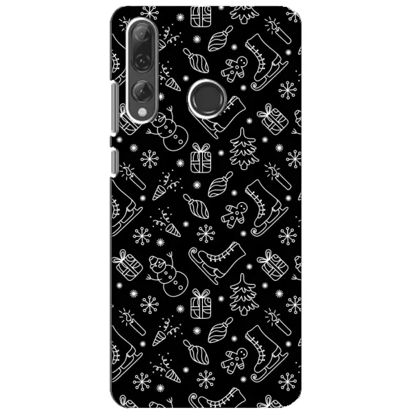 Чехол с принтом «Новогодний фон» для Huawei P Smart Plus 2019