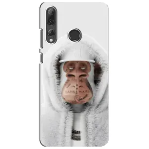Чехлы с Обезьянами NFT для Huawei P Smart Plus 2019 (AlphaPrint) (обезьяна NFT в тату)