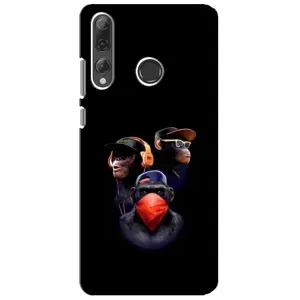 Чохол з Мавпами Huawei P Smart Plus 2019 - (AlphaPrint) (Три мавпи)