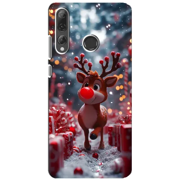 Чехол с принтом «Олень среди подарков» для Huawei P Smart Plus 2019