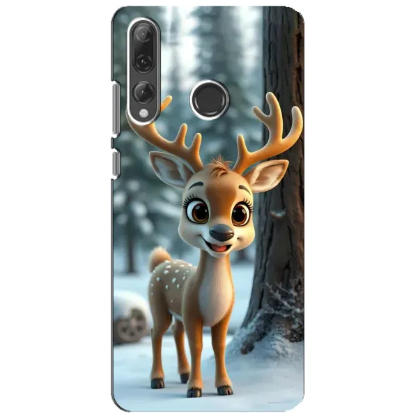 Чехол с принтом «Олененок в лесу» для Huawei P Smart Plus 2019