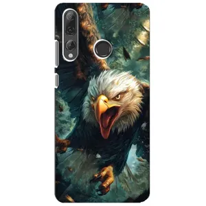 Чехол с картинкой «Хищники» для Huawei P Smart Plus 2019 (Орел в полете)