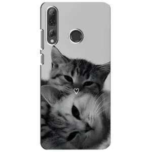 Чехол с рисунком кот на Huawei P Smart Plus 2019 (Пара котов)