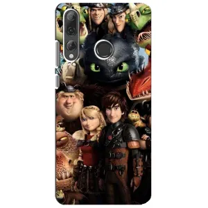 Чехол с принтом «Персонажи дракона» для Huawei P Smart Plus 2019
