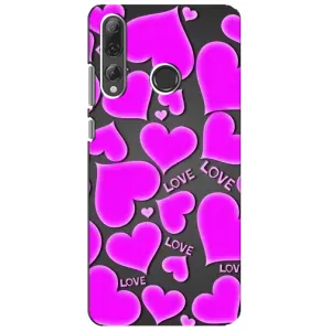 Чехлы для любимой на Хуавей П Смарт Плюс 2019 (VPrint) (Pink hearts)