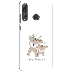 Чехлы для мамы на Huawei P Smart Plus 2019 (Оленята мама и малыш)