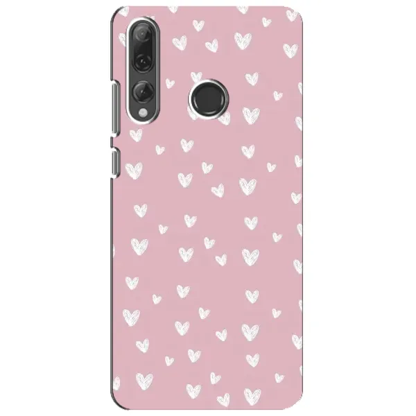 Чехол с принтом «Сердечки на розовом» для Huawei P Smart Plus 2019