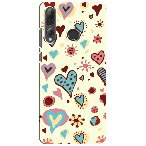 Чехол с принтом «Сердечки» для Huawei P Smart Plus 2019