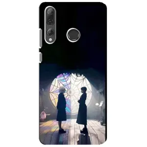 Чехлы Венсдей на Huawei P Smart Plus 2019 Уэнсдей (AlphaPrint) (Уэнздей и Инид)