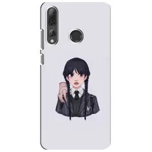 Чехлы Венсдей на Huawei P Smart Plus 2019 Уэнсдей (AlphaPrint) (Уэнздей и Вещь)