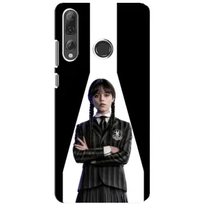 Чехлы Венсдей на Huawei P Smart Plus 2019 Уэнсдей (AlphaPrint) (W-Wednesday)