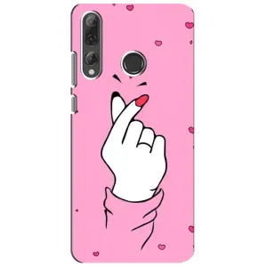 Чохол з принтом для Huawei P Smart Plus 2019 (AlphaPrint - Знак сердечка)