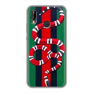 Чехлы ГУЧЧИ для Хуавей П Смарт Плюс (AlphaPrint) (Gucci змия)