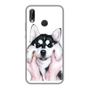 Чохол з Хаскі Huawei P Smart Plus , Nova 3i, INE-LX1 - (AlphaPrint) (Хаскі улибака)