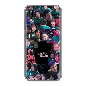 Чехол с принтом «Коллаж Игра кальмара» для Huawei P Smart Plus (Nova 3i, INE-LX1)