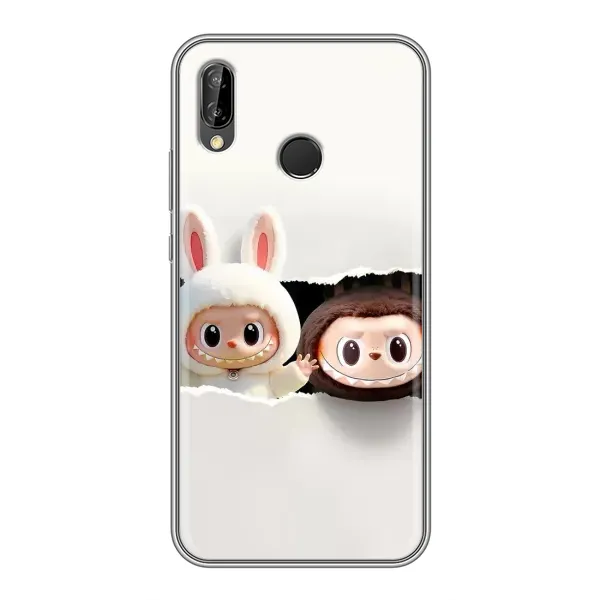 Чехол с принтом «Лабубу» для Huawei P Smart Plus (Nova 3i, INE-LX1)