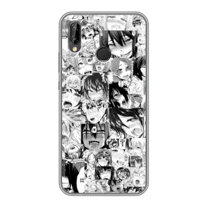 Анимешный чехол для Huawei P Smart Plus , Nova 3i, INE-LX1 (Ahegao manga)