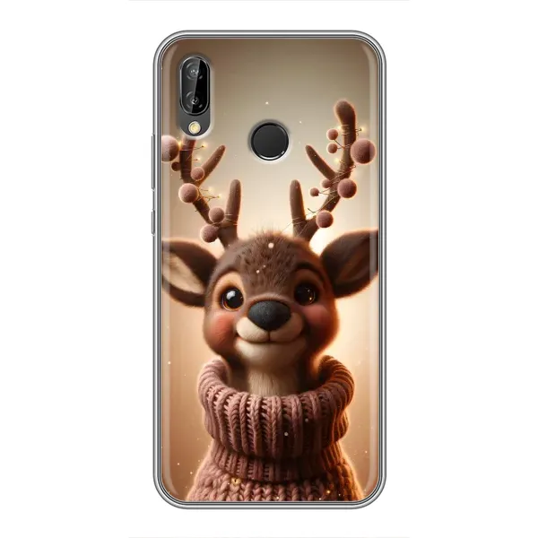 Чехол с принтом «Олень в свитере» для Huawei P Smart Plus (Nova 3i, INE-LX1)