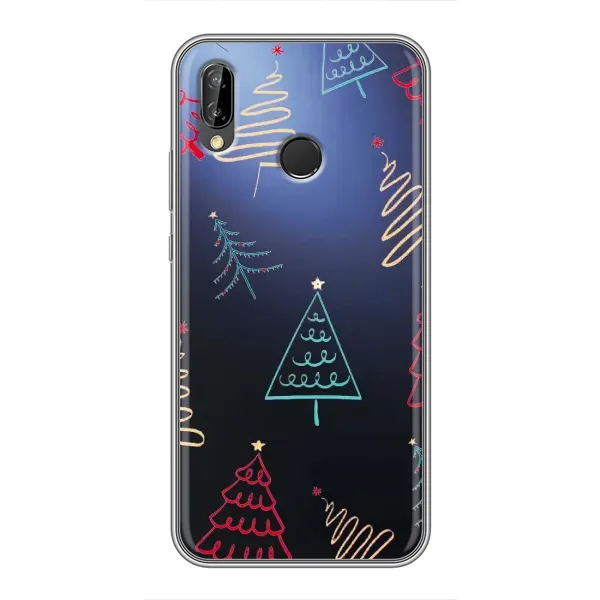 Чехол с принтом «Рождественские елки» для Huawei P Smart Plus (Nova 3i, INE-LX1)