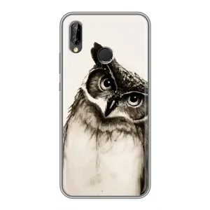 Чехол с птицами на Huawei P Smart Plus , Nova 3i, INE-LX1 (VPrint) (Сова)