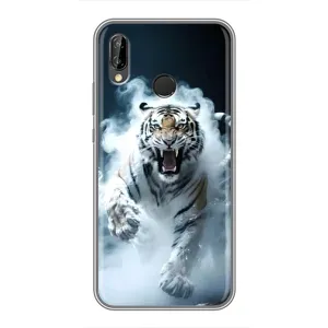 Чехол с принтом «Белый тигр в дыму» для Huawei P Smart Plus (Nova 3i, INE-LX1)