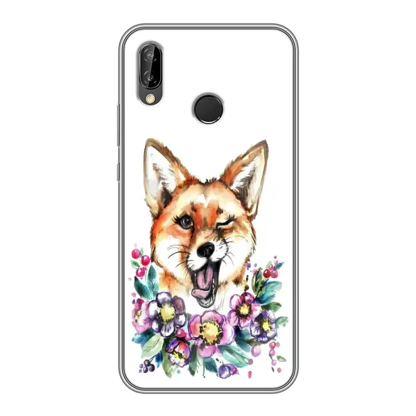 Чехол с принтом «Веселая лисичка» для Huawei P Smart Plus (Nova 3i, INE-LX1) Чехол с принтом «Веселая лисичка» для Huawei P Smart Plus (Nova 3i, INE-LX1)