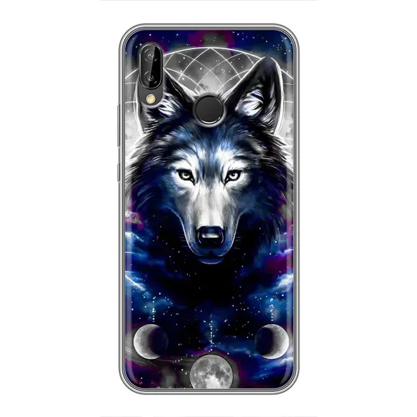 Чехол с принтом «Волк» для Huawei P Smart Plus (Nova 3i, INE-LX1)